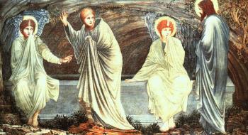Sir Edward Coley Burne-Jones : The Morning of the Resurrection